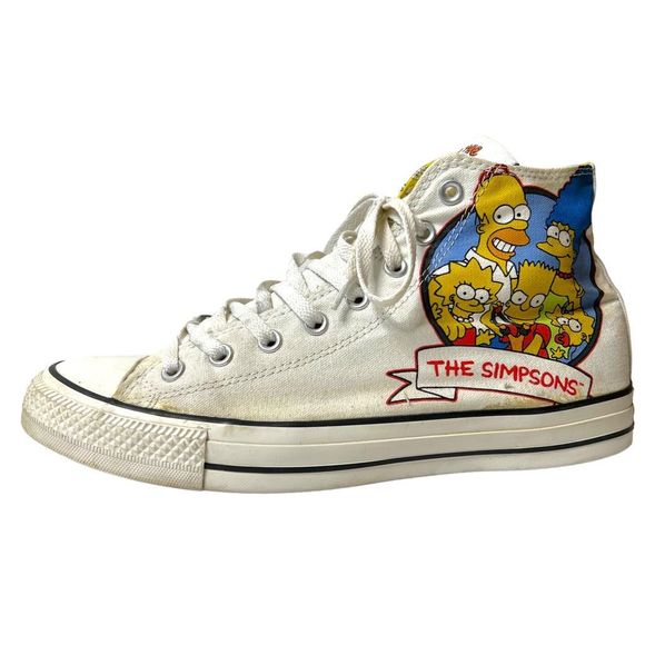 The Simpsons x Converse All Star Graphic 25 Years Hi-top Sneakers Size Men’s 11 - Picture 5 of 11
